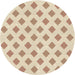 Square Patterned Peru Brown Rug, pat3567brn