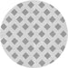 Square Patterned Platinum Gray Rug, pat3567gry