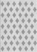 Patterned Platinum Gray Rug, pat3567gry