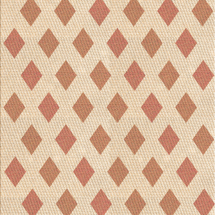 Patterned Orange Rug, pat3567org