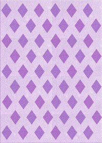 Machine Washable Transitional Purple Rug, wshpat3567pur