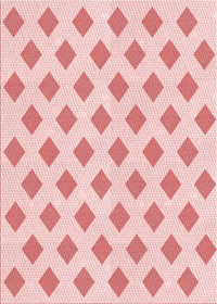 Machine Washable Transitional Light Rose Pink Rug, wshpat3567rd