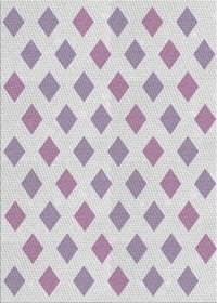 Machine Washable Transitional Lavender Purple Rug, wshpat3567