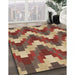 Machine Washable Transitional Brown Sand Brown Rug in a Family Room, wshpat3569brn