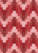 Patterned Red Rug, pat3569rd