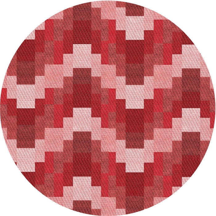 Square Machine Washable Transitional Red Rug in a Living Room, wshpat3569rd