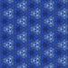 Square Patterned Cobalt Blue Novelty Rug, pat356