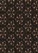 Patterned Coffee Brown Rug, pat357brn