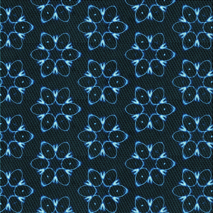 Round Machine Washable Transitional Black Rug, wshpat357lblu