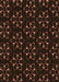 Machine Washable Transitional Saddle Brown Rug, wshpat357org