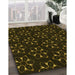 Machine Washable Transitional Black Rug in a Family Room, wshpat357yw