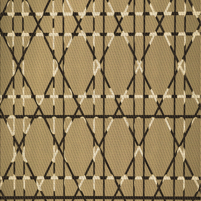 Machine Washable Transitional Red Brown Rug, wshpat3570brn