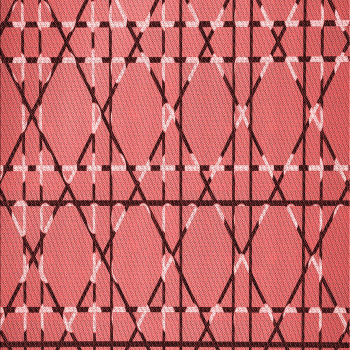 Machine Washable Transitional Red Rug, wshpat3570rd