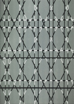 Patterned Gray Novelty Rug, pat3570