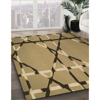 Patterned Red Brown Rug, pat3571brn