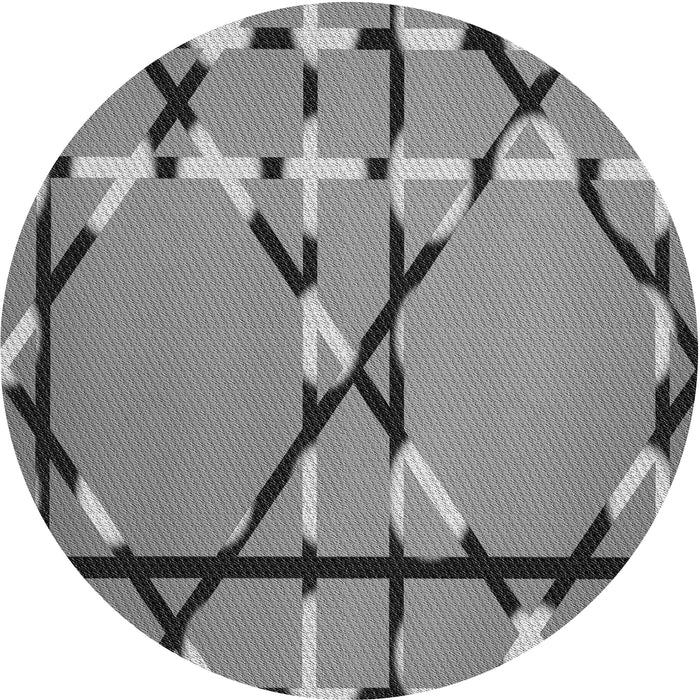 Square Machine Washable Transitional Grey Gray Rug in a Living Room, wshpat3571gry