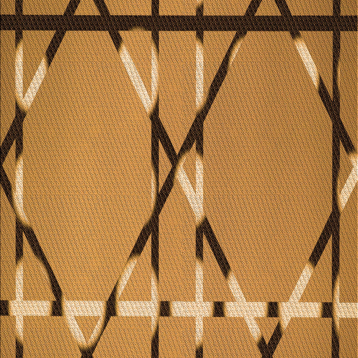 Patterned Mahogany Brown Rug, pat3571org