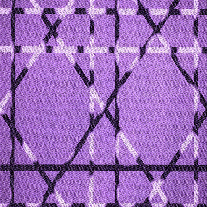 Round Machine Washable Transitional Purple Rug, wshpat3571pur