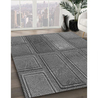 Patterned Gray Rug, pat3572gry