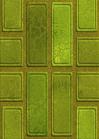 Machine Washable Transitional Pistachio Green Rug, wshpat3572yw