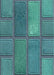 Machine Washable Transitional Medium Teal Green Rug, wshpat3572