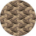 Square Patterned Peru Brown Rug, pat3573brn