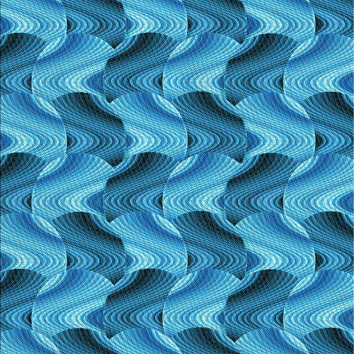 Patterned Blue Rug, pat3573lblu