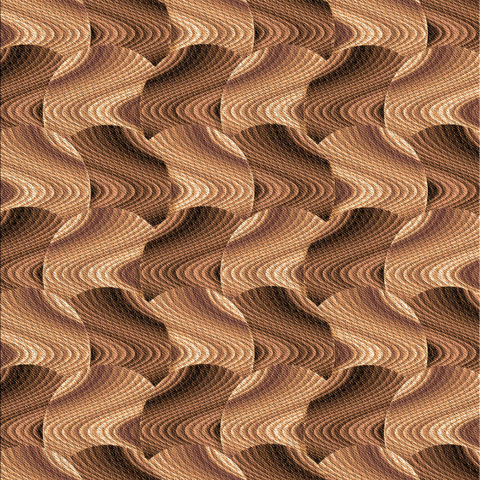 Patterned Saddle Brown Rug, pat3573org