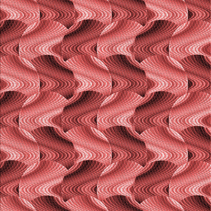 Patterned Red Rug, pat3573rd