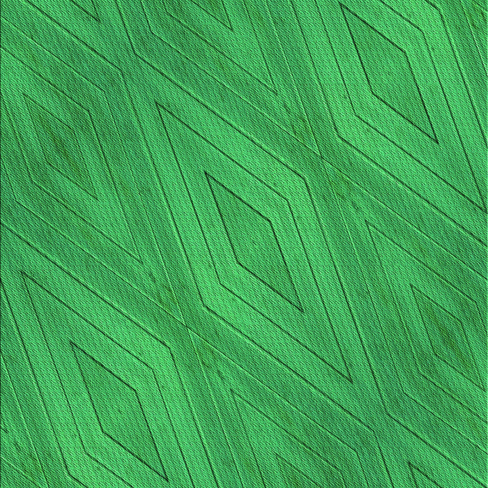 Patterned Neon Green Rug, pat3574grn