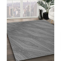 Patterned Carbon Gray Rug, pat3574gry