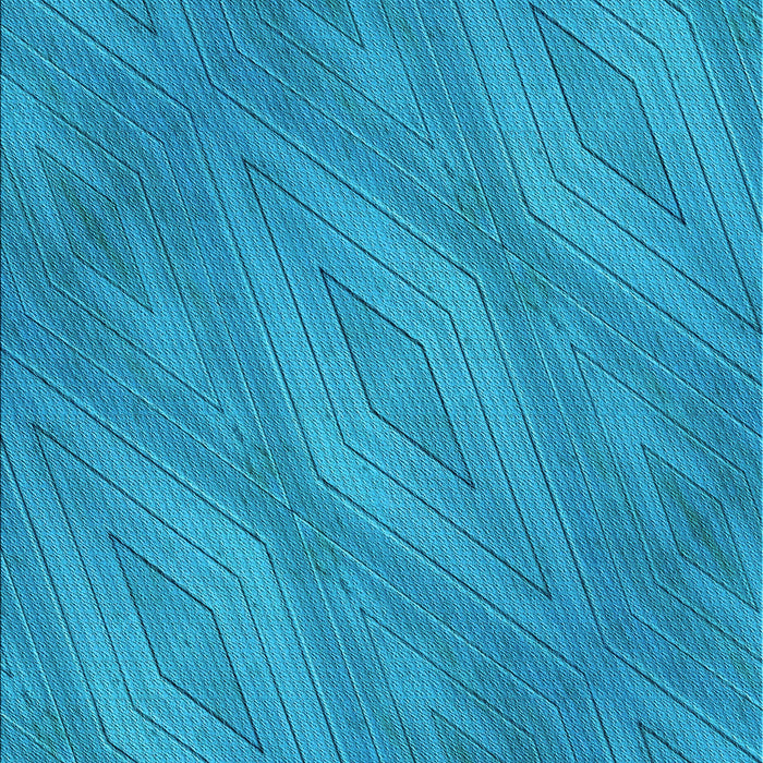 Machine Washable Transitional Blue Rug, wshpat3574lblu