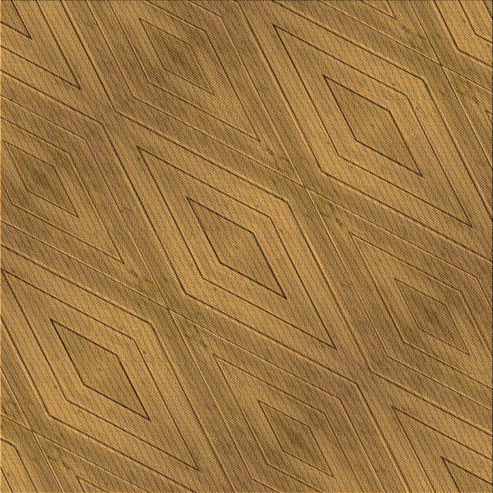 Round Patterned Dark Bisque Brown Rug, pat3574org