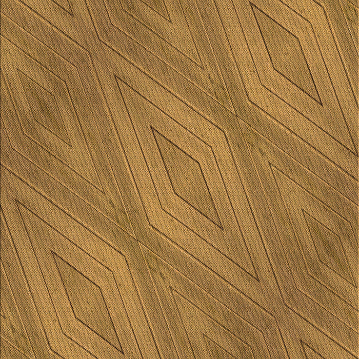 Patterned Dark Bisque Brown Rug, pat3574org