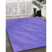 Machine Washable Transitional Purple Mimosa Purple Rug in a Family Room, wshpat3574pur