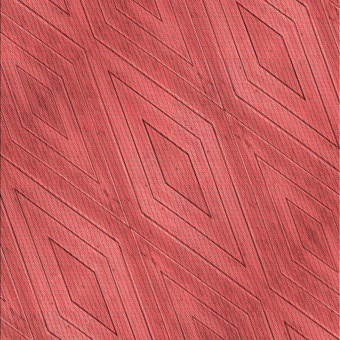 Patterned Red Rug, pat3574rd