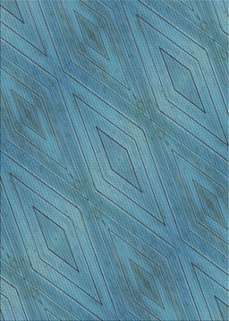 Machine Washable Transitional Teal Green Rug, wshpat3574