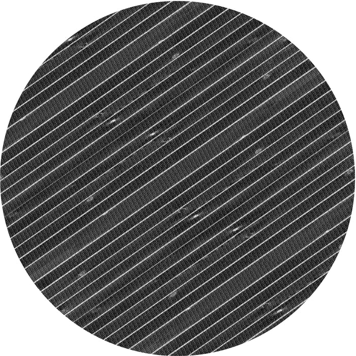 Square Patterned Midnight Gray Rug, pat3575gry