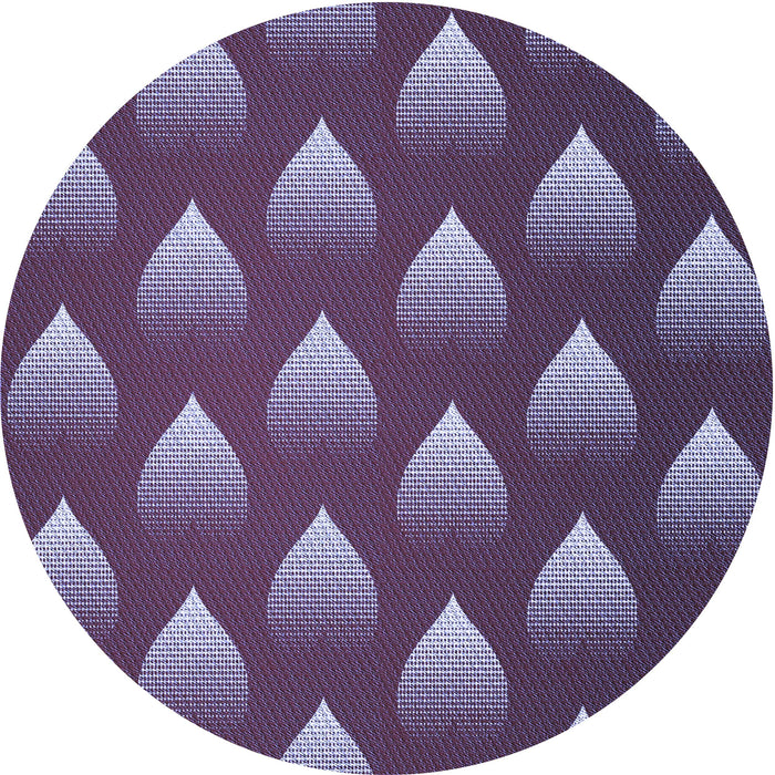 Square Patterned Plum Purple Rug, pat3576blu