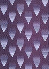 Machine Washable Transitional Plum Purple Rug, wshpat3576blu