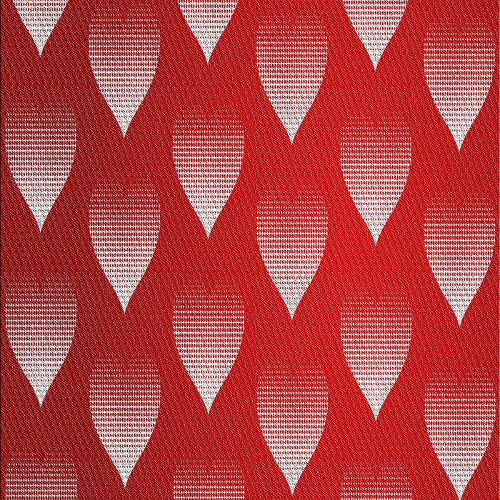 Patterned Red Novelty Rug, pat3576