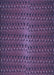 Machine Washable Transitional Plum Purple Rug, wshpat3577blu