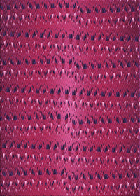 Machine Washable Transitional Medium Violet Red Pink Rug, wshpat3577pur