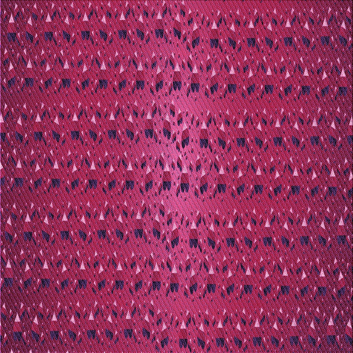 Round Machine Washable Transitional Medium Violet Red Pink Rug, wshpat3577pur