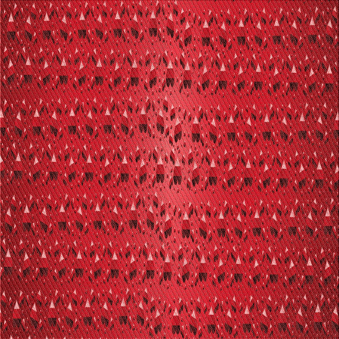 Round Patterned Crimson Red Rug, pat3577rd