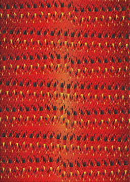 Machine Washable Transitional Red Rug, wshpat3577