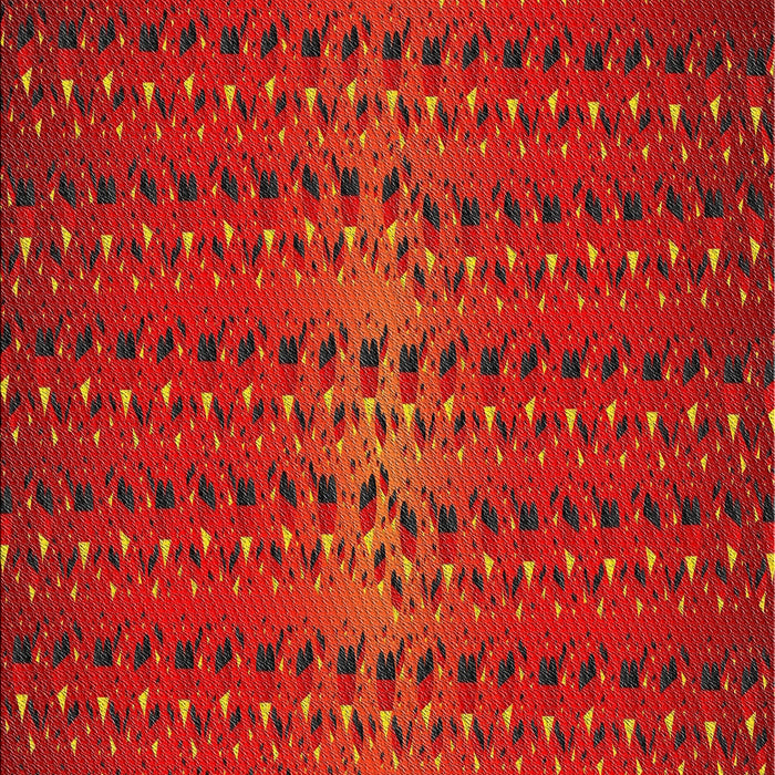 Machine Washable Transitional Red Rug, wshpat3577