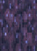 Patterned Deep Periwinkle Purple Rug, pat3578blu