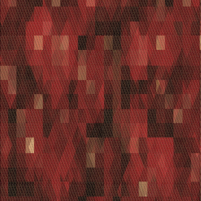 Patterned Dark Red Rug, pat3578brn