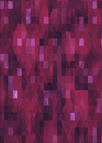 Machine Washable Transitional Medium Violet Red Pink Rug, wshpat3578pur